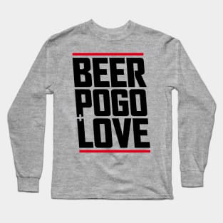 beer, pogo & love Long Sleeve T-Shirt